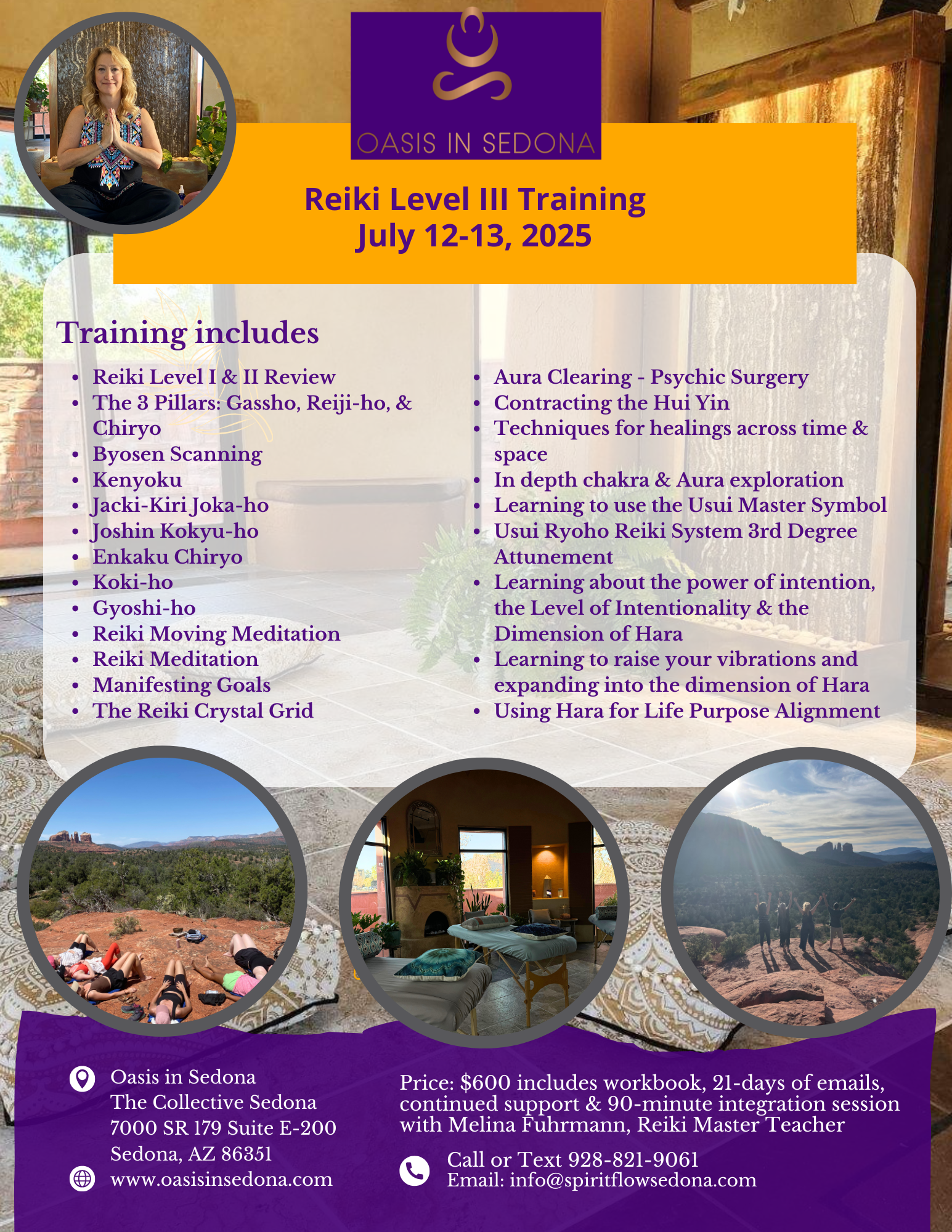 Reiki Level 3 Sedona