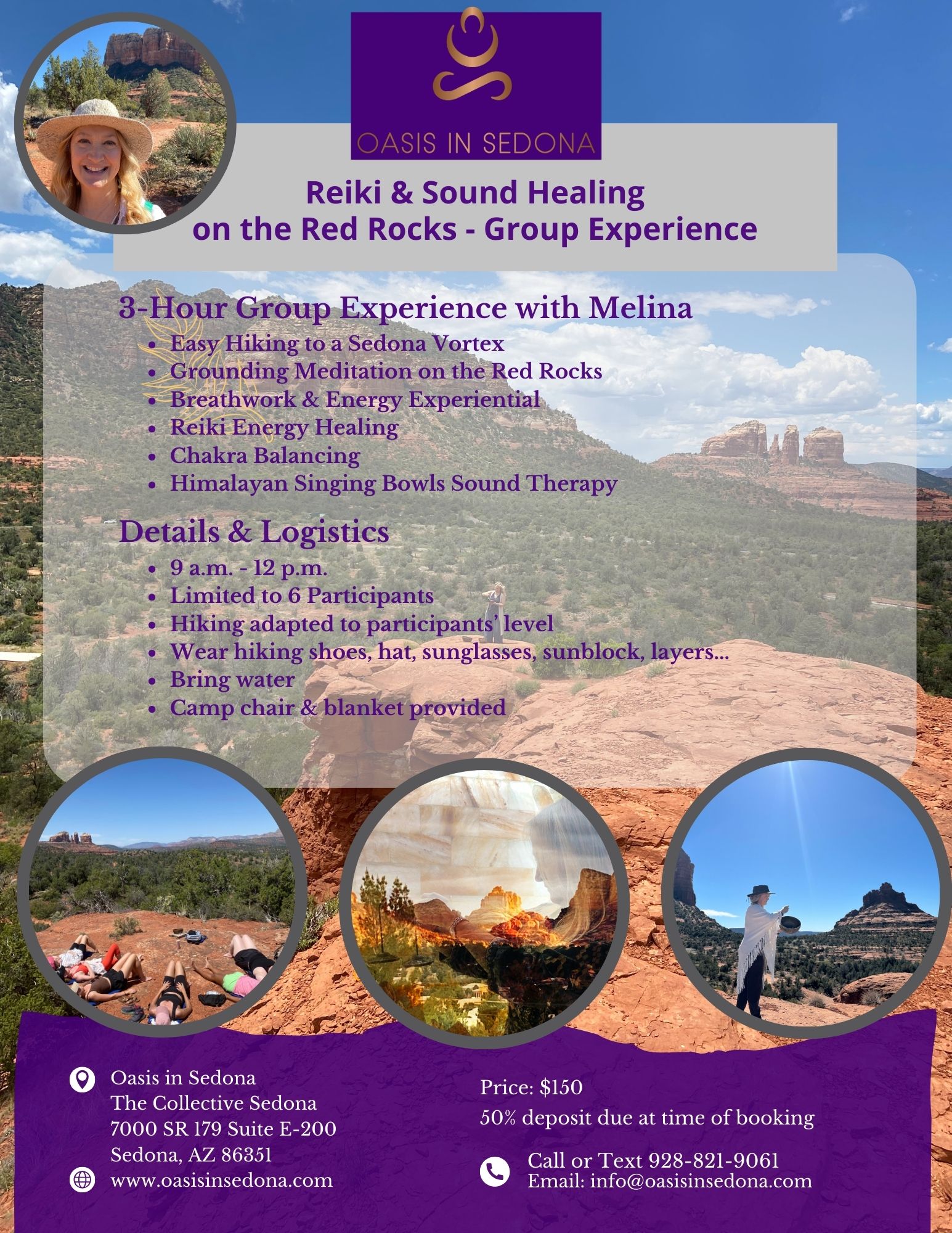 Reiki & Sound Healing on the Red Rocks | Oasis in Sedona