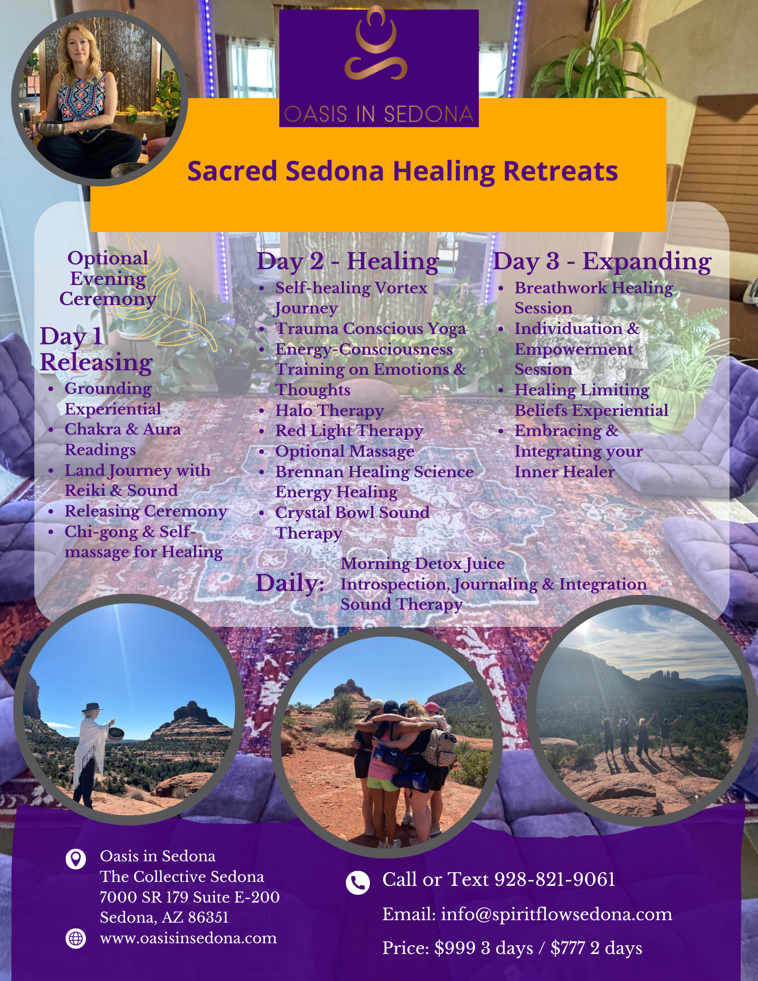 Sedona healing retreat 2025